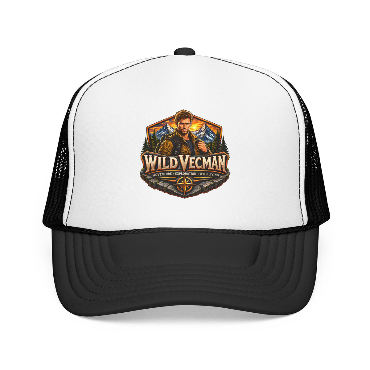 Wild Vecman Trucker Hat - Adventure Outdoors Cap