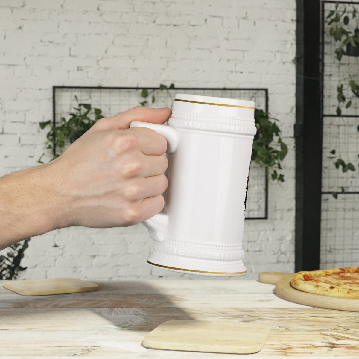 WilD VecMan Beer Stein Mug