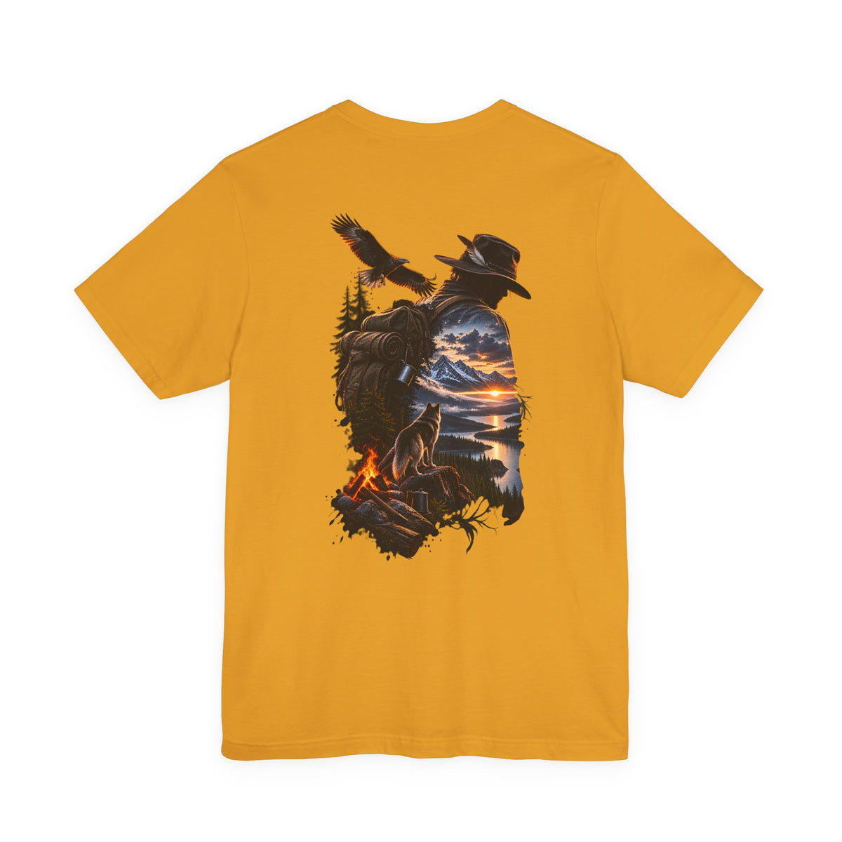 Western Sunset Cowboy T‑Shirt — Scenic Cowboy Silhouette Tee