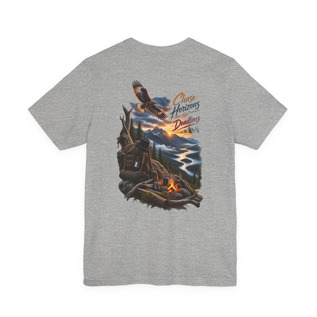 T-shirt « Chase Horizons, Not Deadlines »