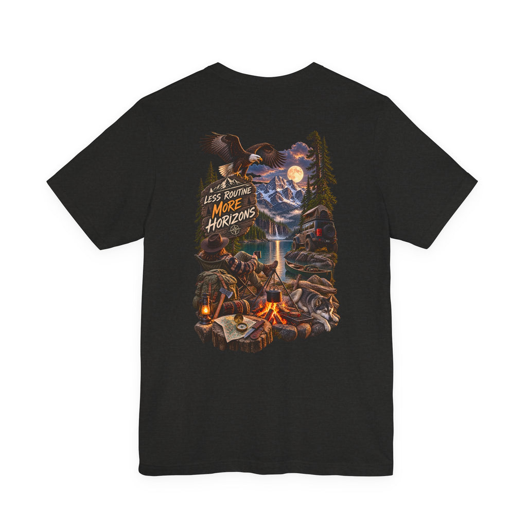 Moins de routine, plus d'horizons - T-shirt