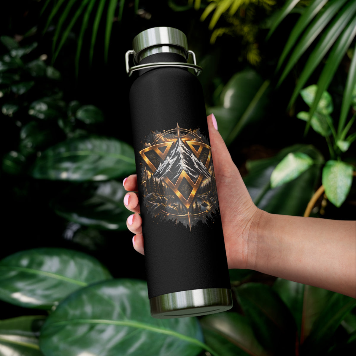 22oz Copper Vacuum Insulated Bottle — WilD VecMan Forest Design