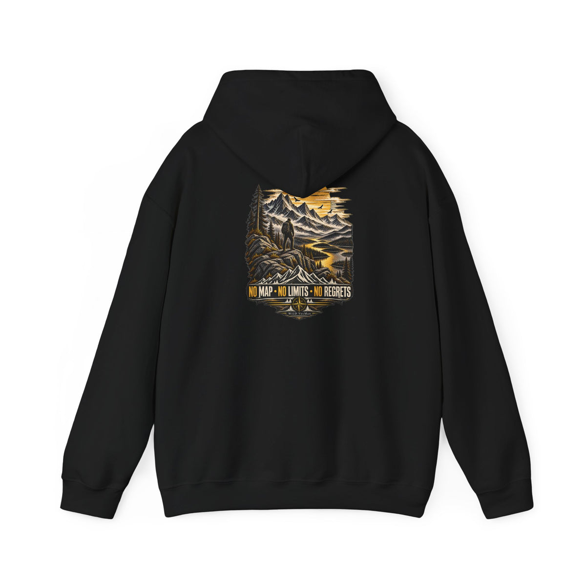 NO MAP, NO LIMITS, NO REGRETS - WiLD VecMan  Hoodie