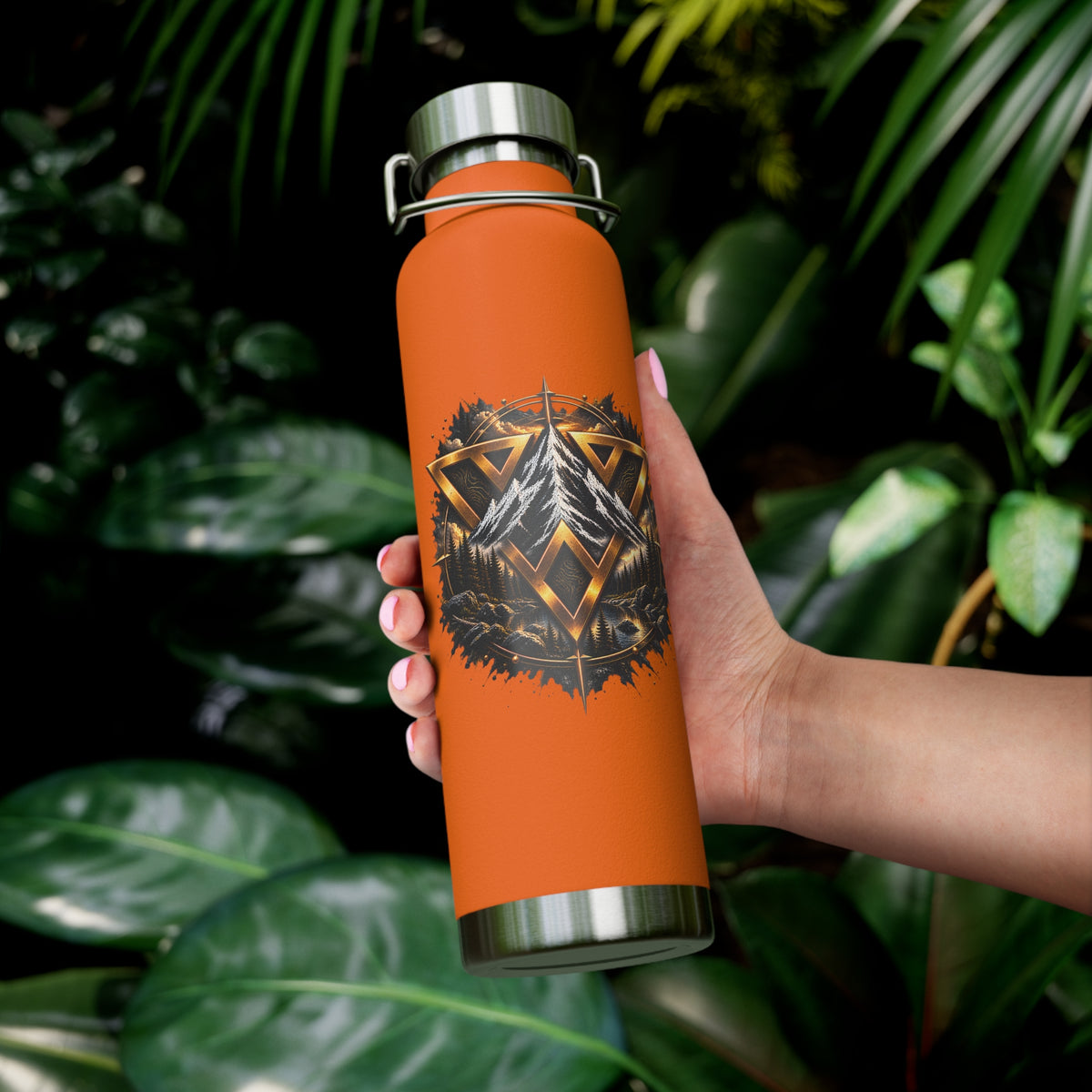22oz Copper Vacuum Insulated Bottle — WilD VecMan Forest Design