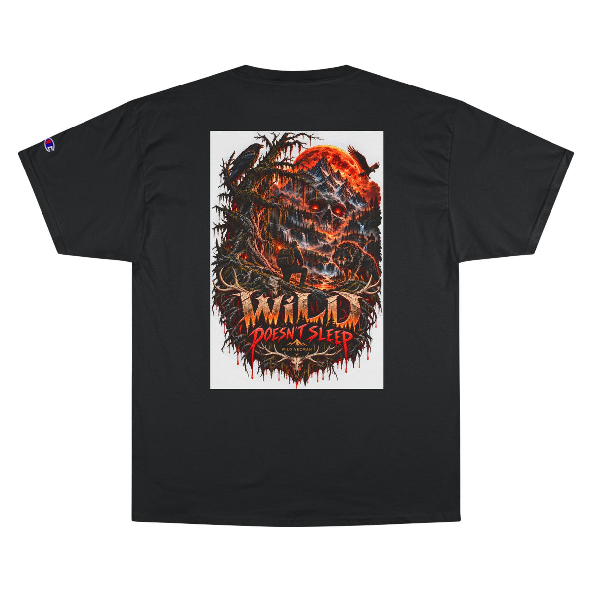 Wild Doesn’t Sleep - WiLD Vecman Halloween T-Shirt