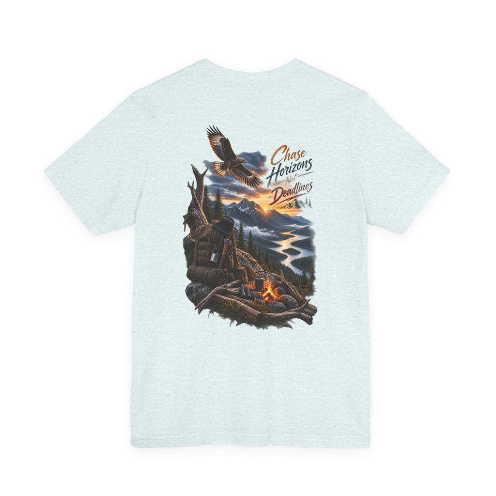 T-shirt « Chase Horizons, Not Deadlines »