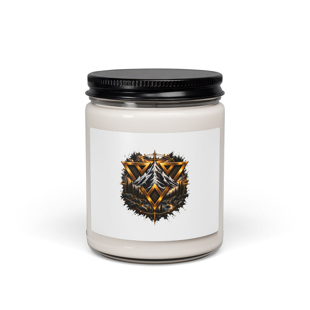 WiLD VecMan logo Scented Soy Candle — 9oz Cabin Forest Aroma