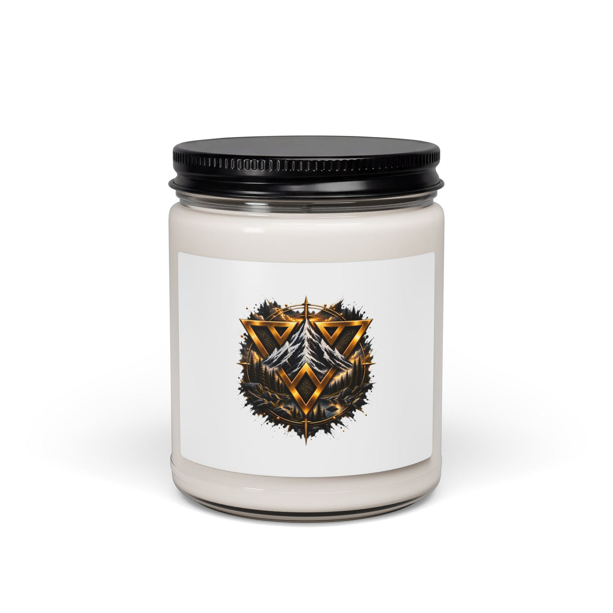 WiLD VecMan logo Scented Soy Candle — 9oz Cabin Forest Aroma