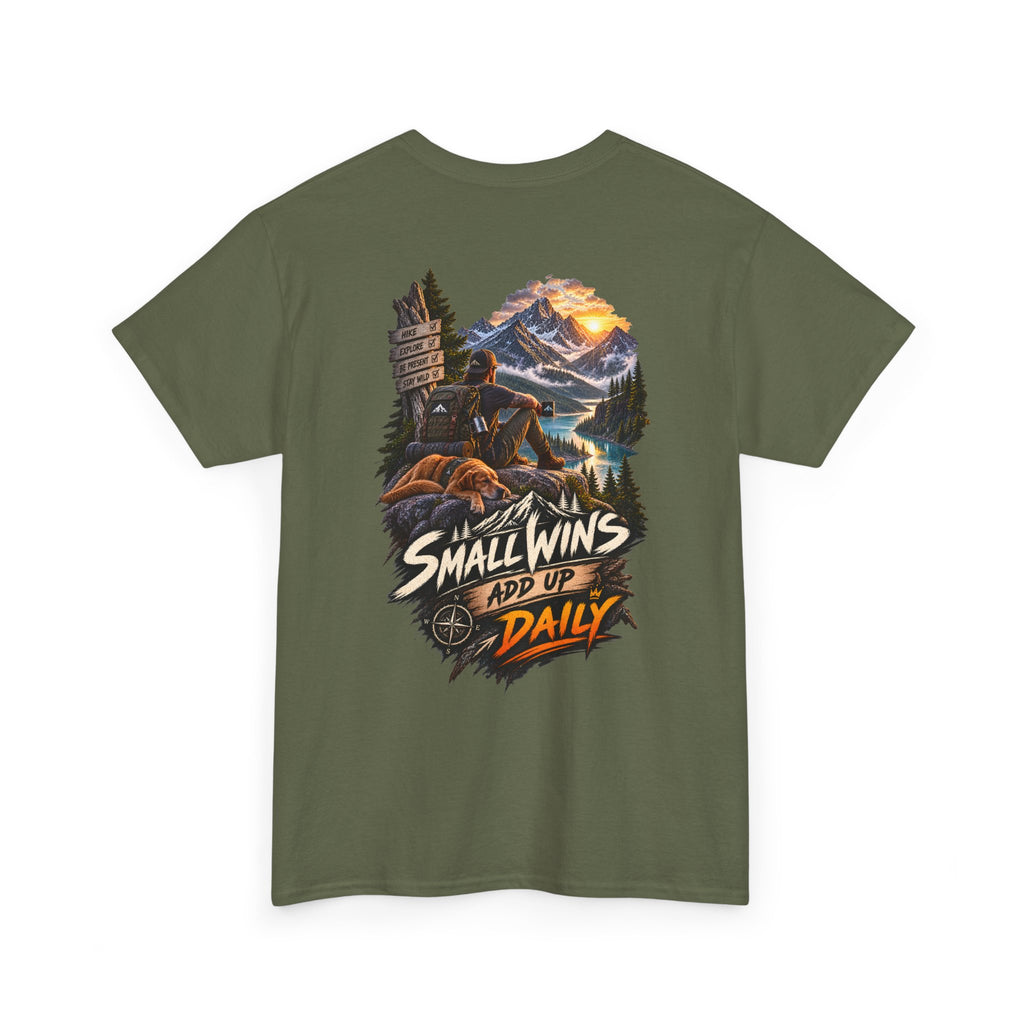 Small Wins Add Up Daily - Front & Back Print