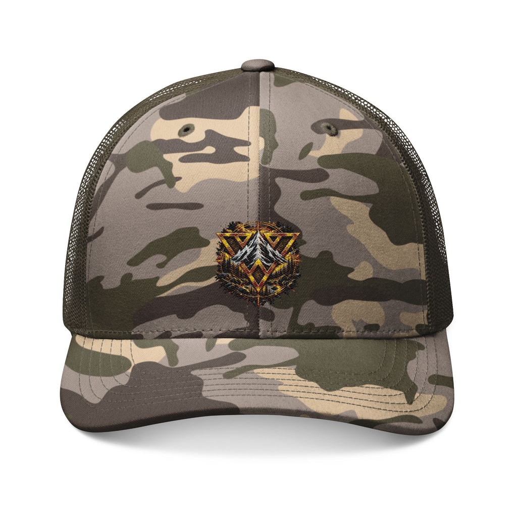 Casquette camionneur camouflage — Casquette outdoor brodée WiLD VecMan