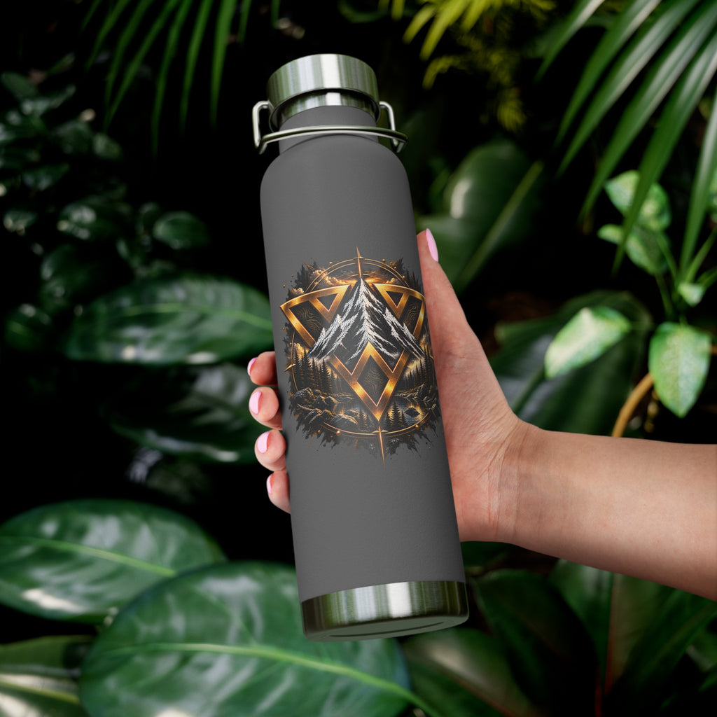 22oz Copper Vacuum Insulated Bottle — WilD VecMan Forest Design