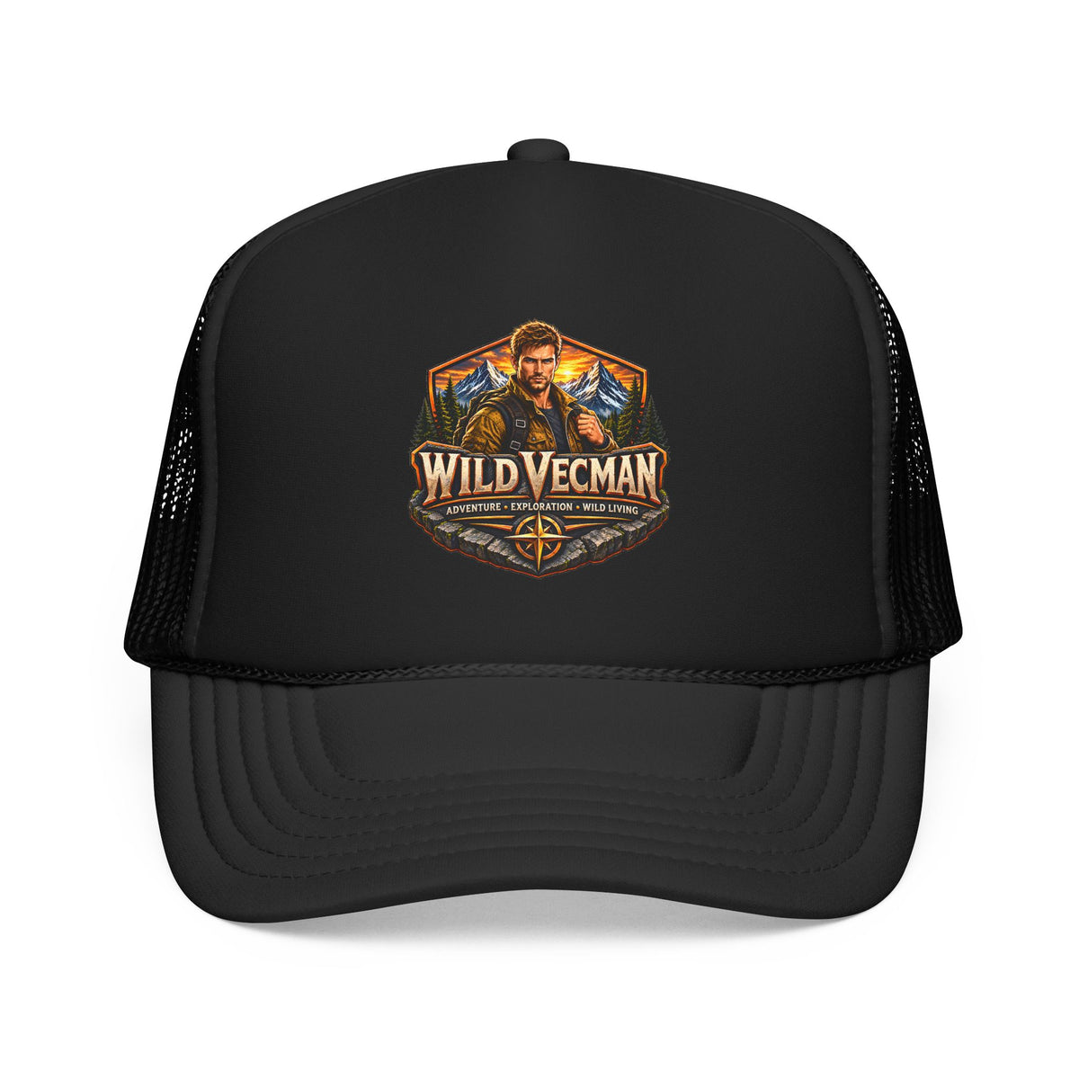 Wild Vecman Trucker Hat - Adventure Outdoors Cap