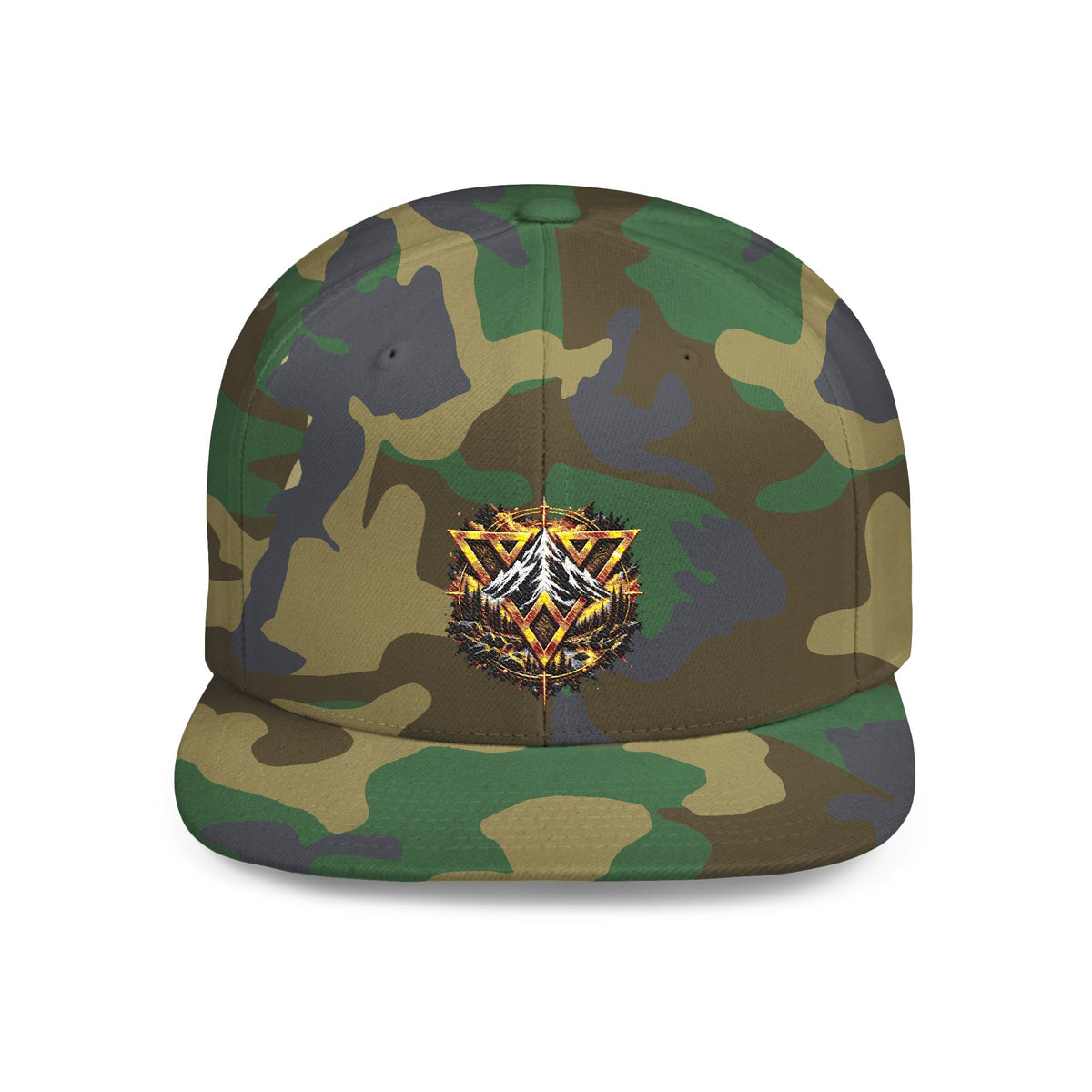 WildVecan Gold Crest Snapback Hat