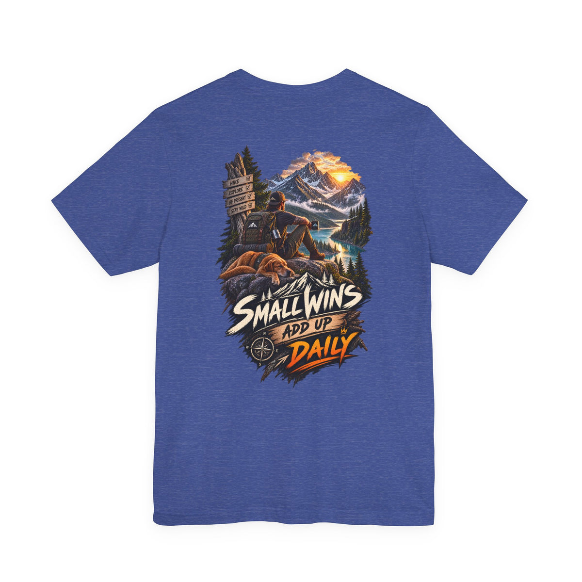 Small Wins Add Up Daily Mountain Adventure Tee