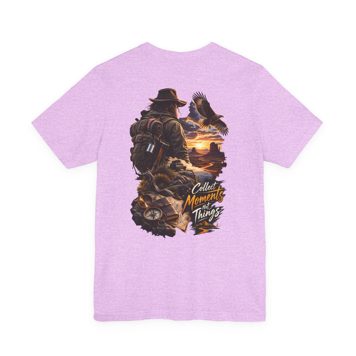 Adventure Tee — “Collect Moments Not Things” Scenic Hiking T-Shirt