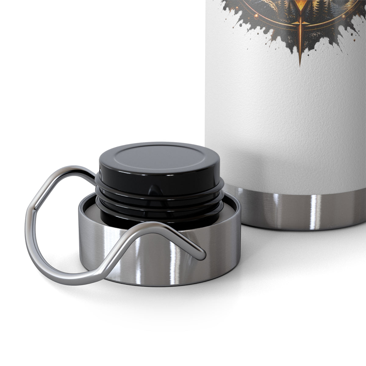22oz Copper Vacuum Insulated Bottle — WilD VecMan Forest Design