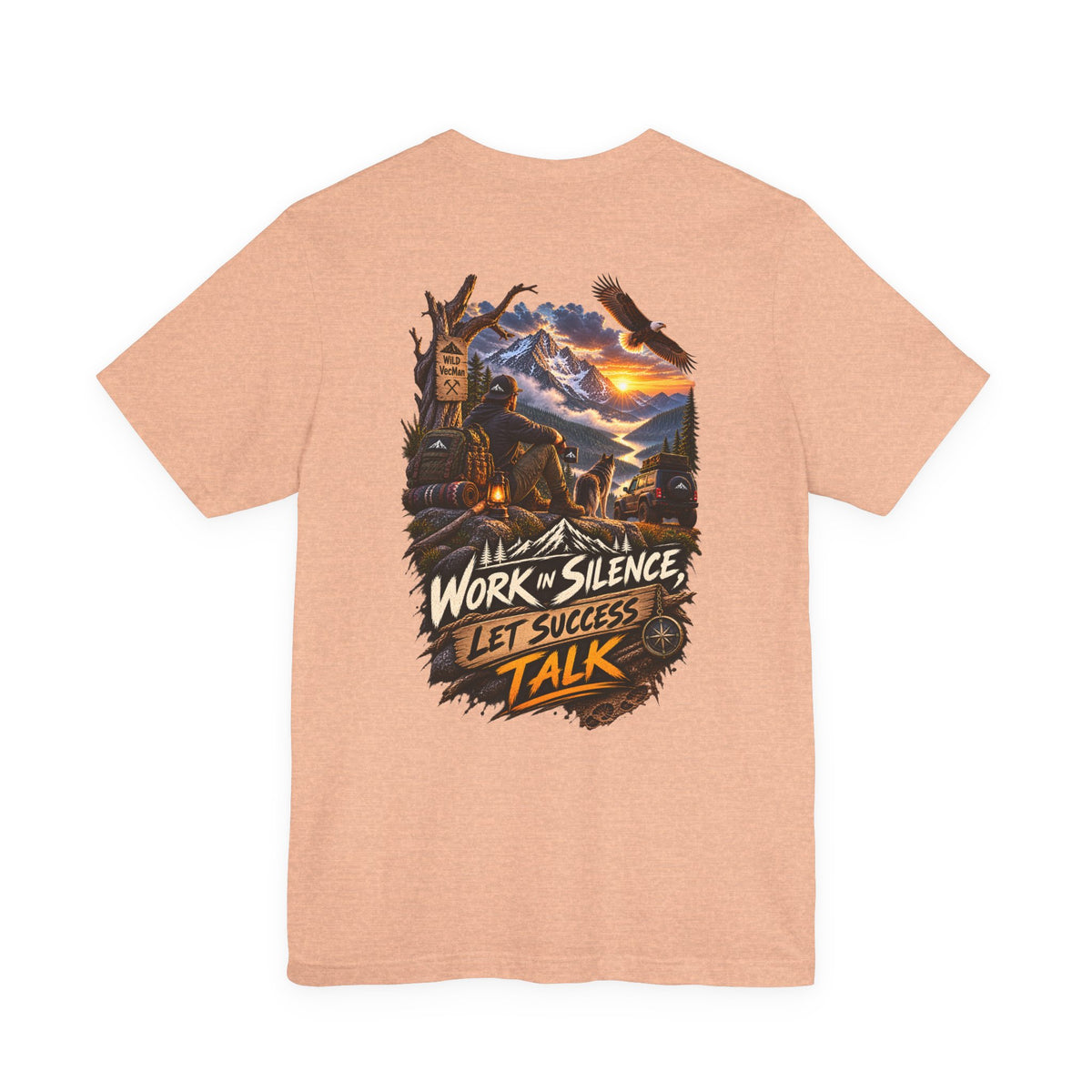 Work in Silence Let Success Talk Tee — Motivational Graphic T‑Shirt