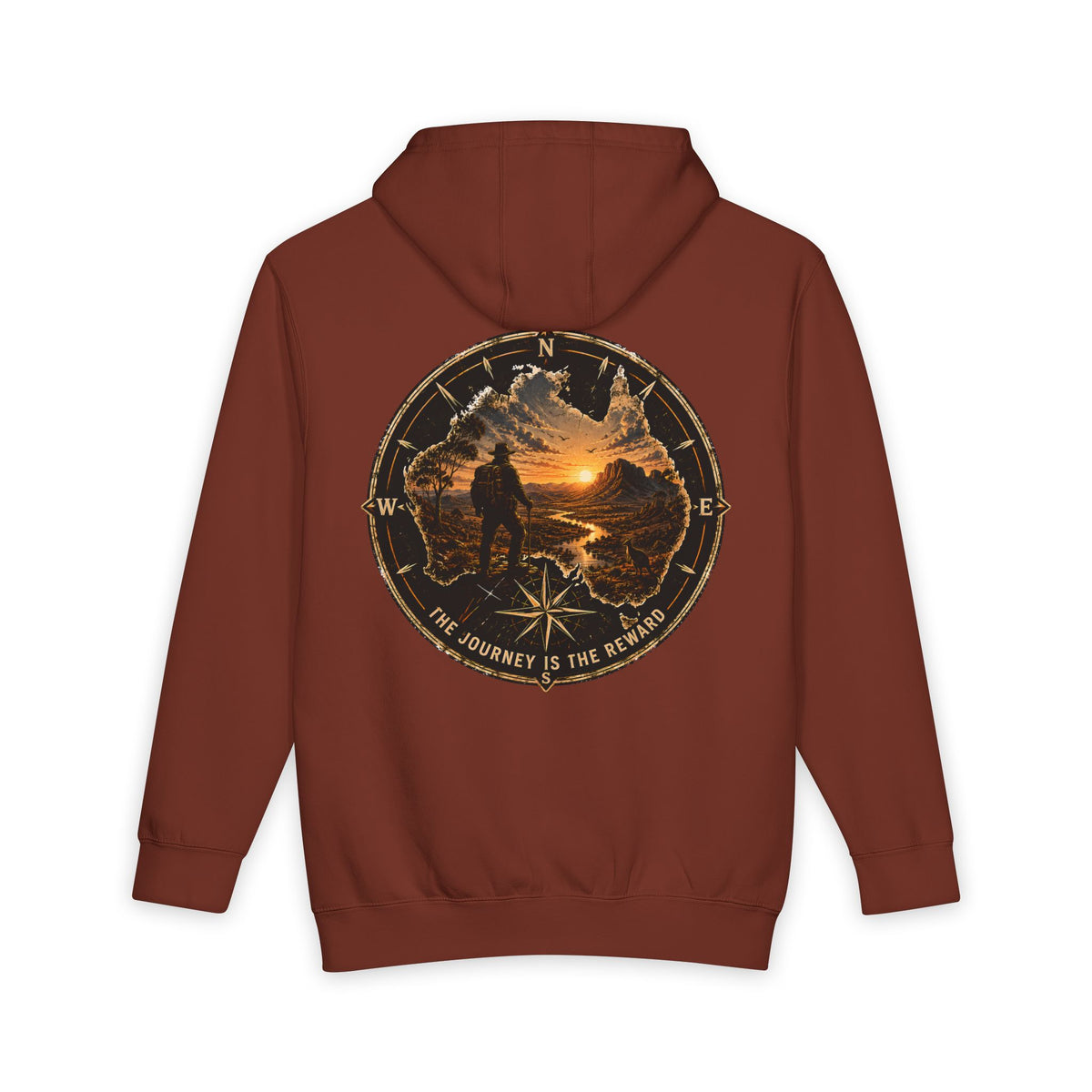 Adventure WilD VecMan Hoodie — 'The Journey Is The Reward' Pullover