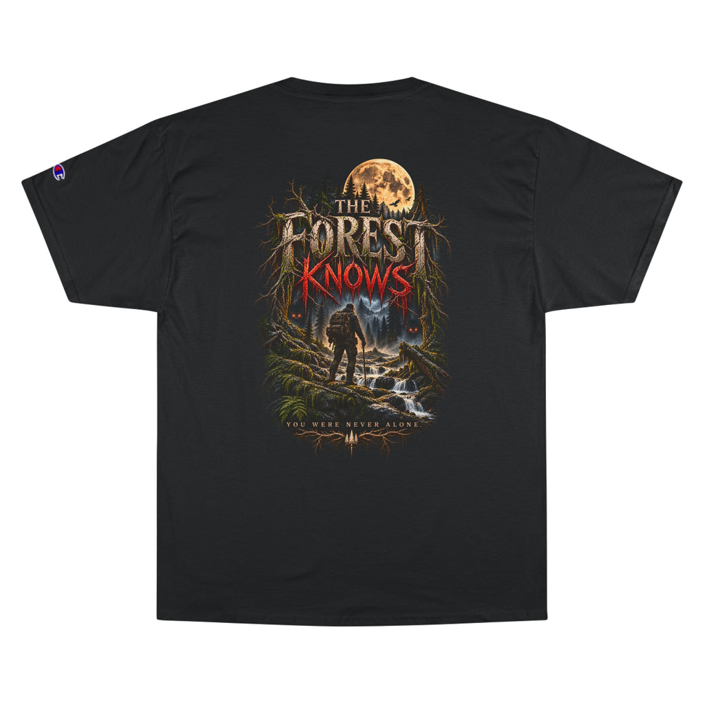 The Forest Knows - WiLD Vecman Halloween T-Shirt