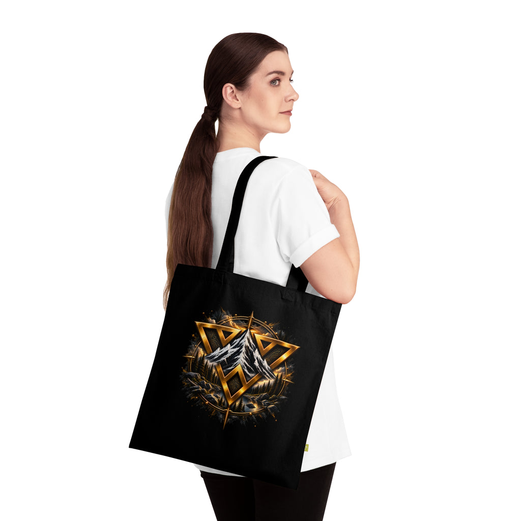 Tote Bag — WilD VecMan Viking Triangle Emblem Organic Cotton Tote