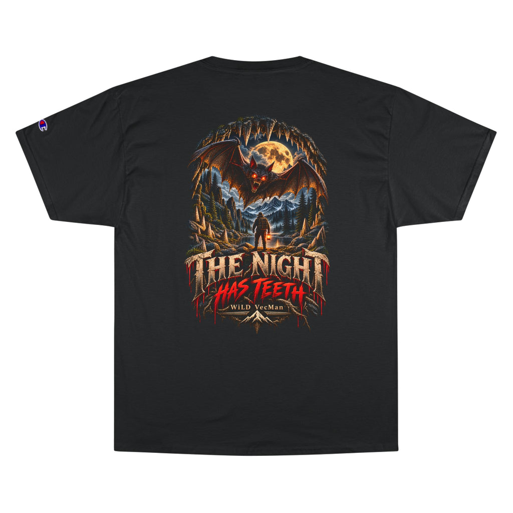 The Night Has Teeth - WiLD Vecman Halloween T-Shirt