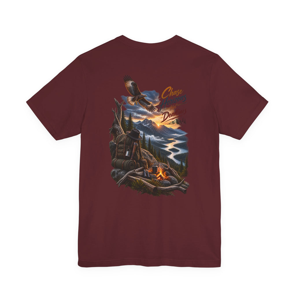 T-shirt « Chase Horizons, Not Deadlines »