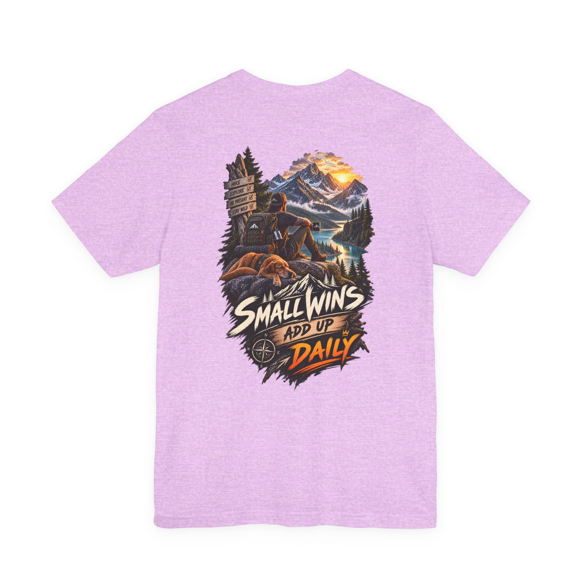 Small Wins Add Up Daily Mountain Adventure Tee