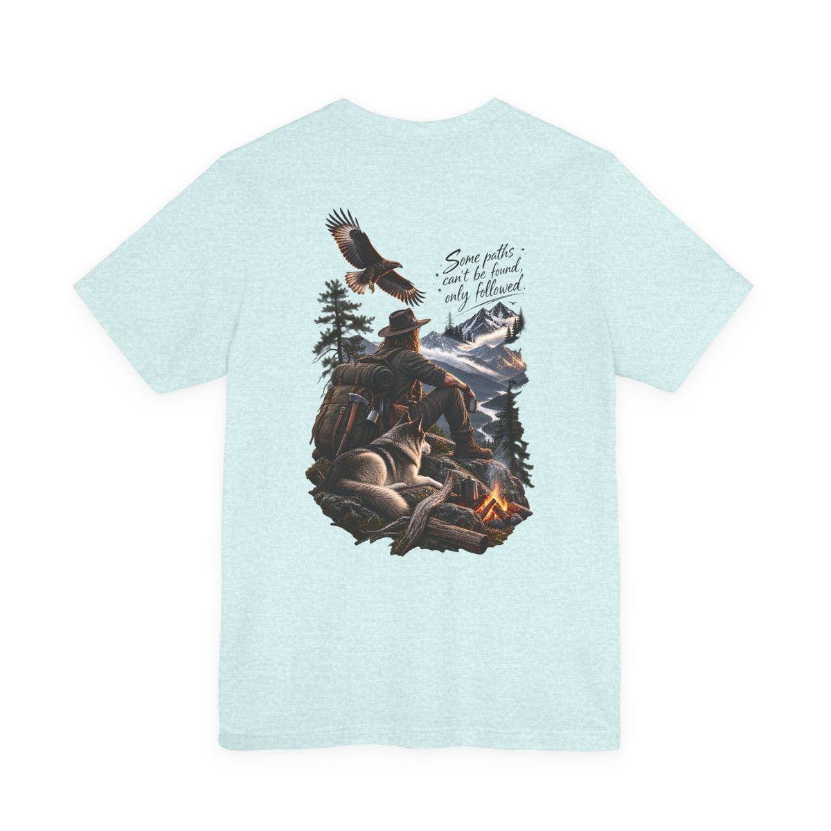 Adventure Campfire Tee — "Some paths I can’t be found, only followed"