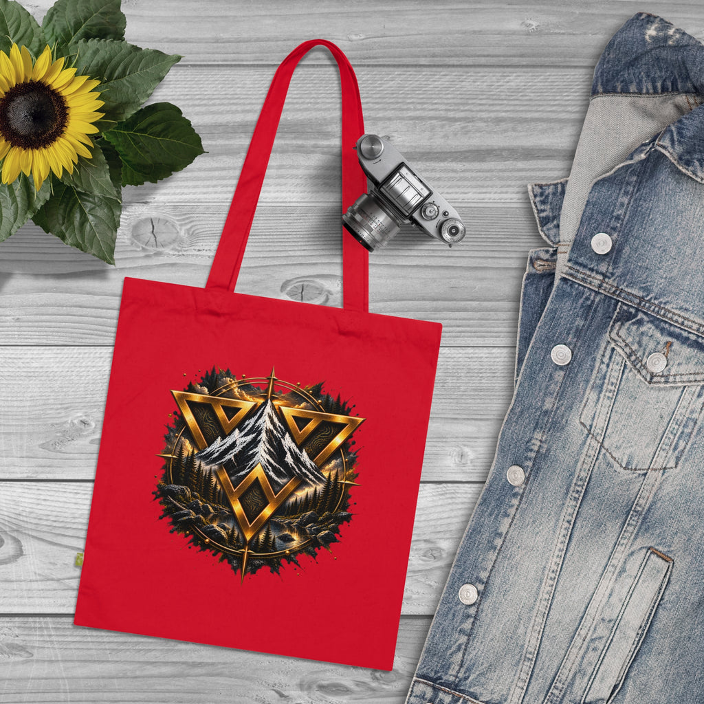 Tote Bag — WilD VecMan Viking Triangle Emblem Organic Cotton Tote
