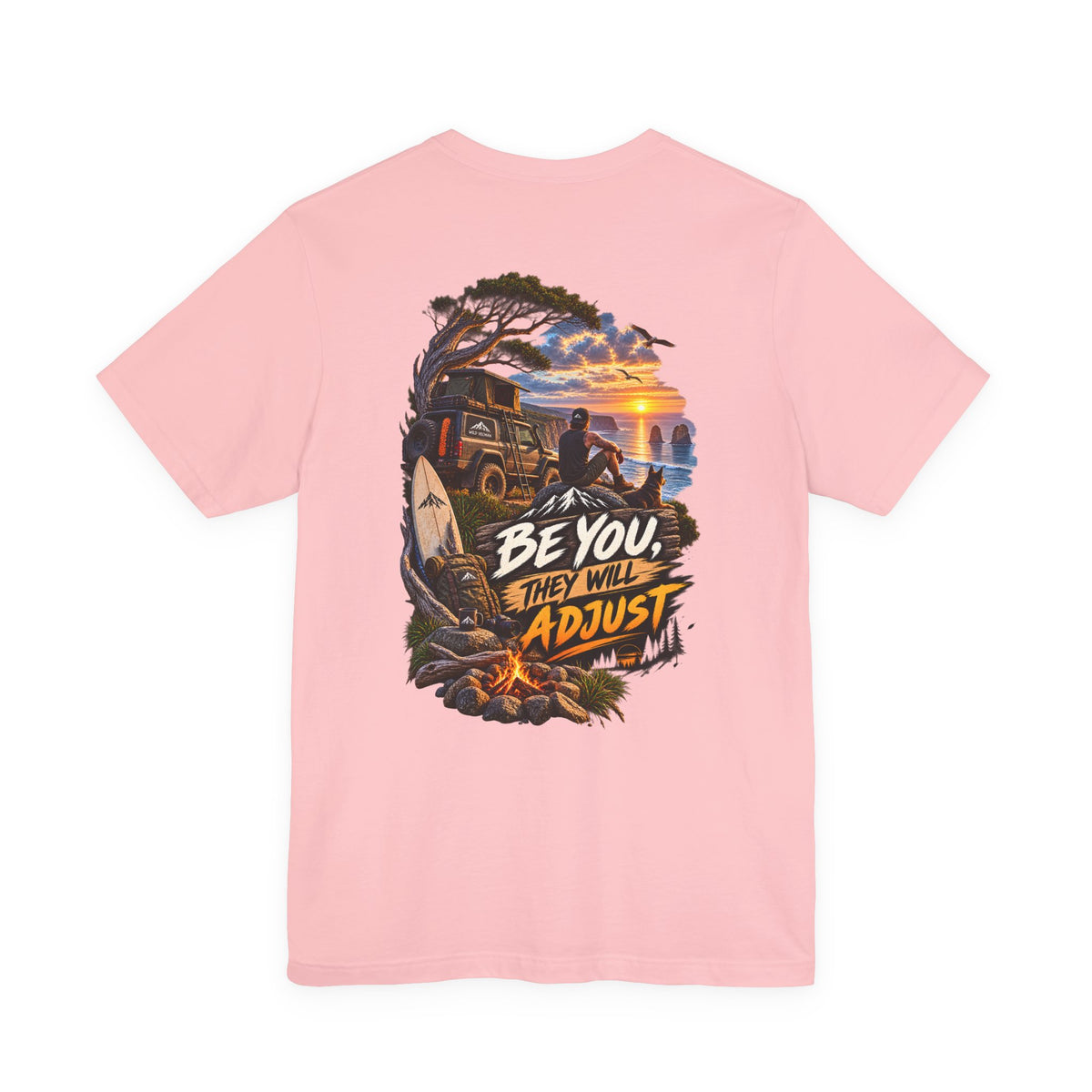 Be You They Will Adjust Sunset Surf Tee