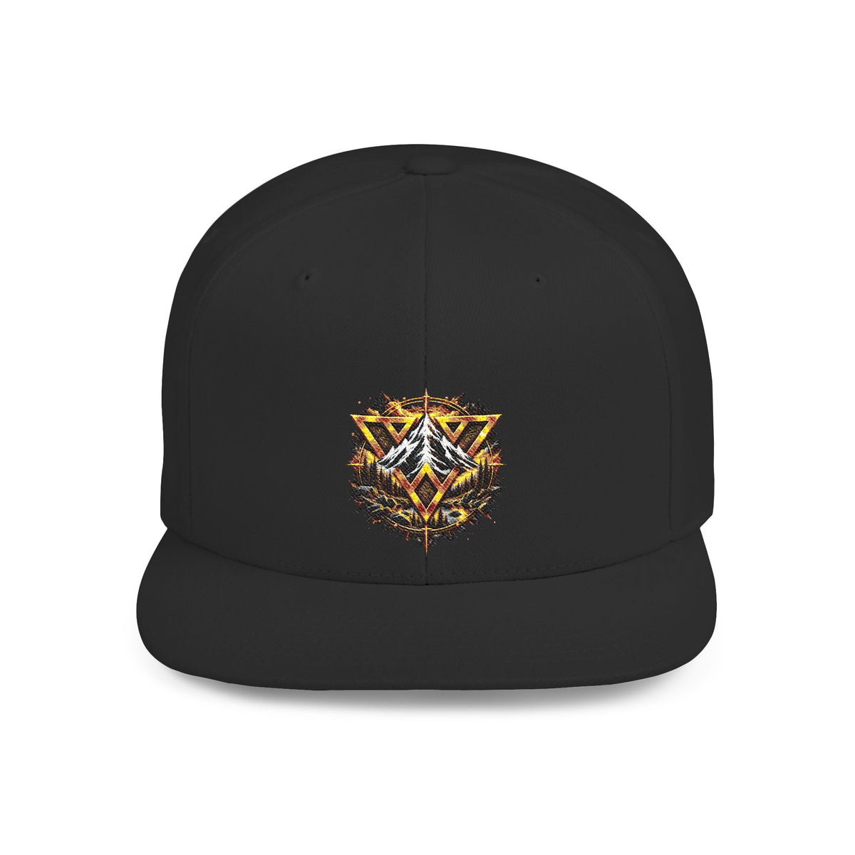 WildVecman Gold Crest Snapback Hat