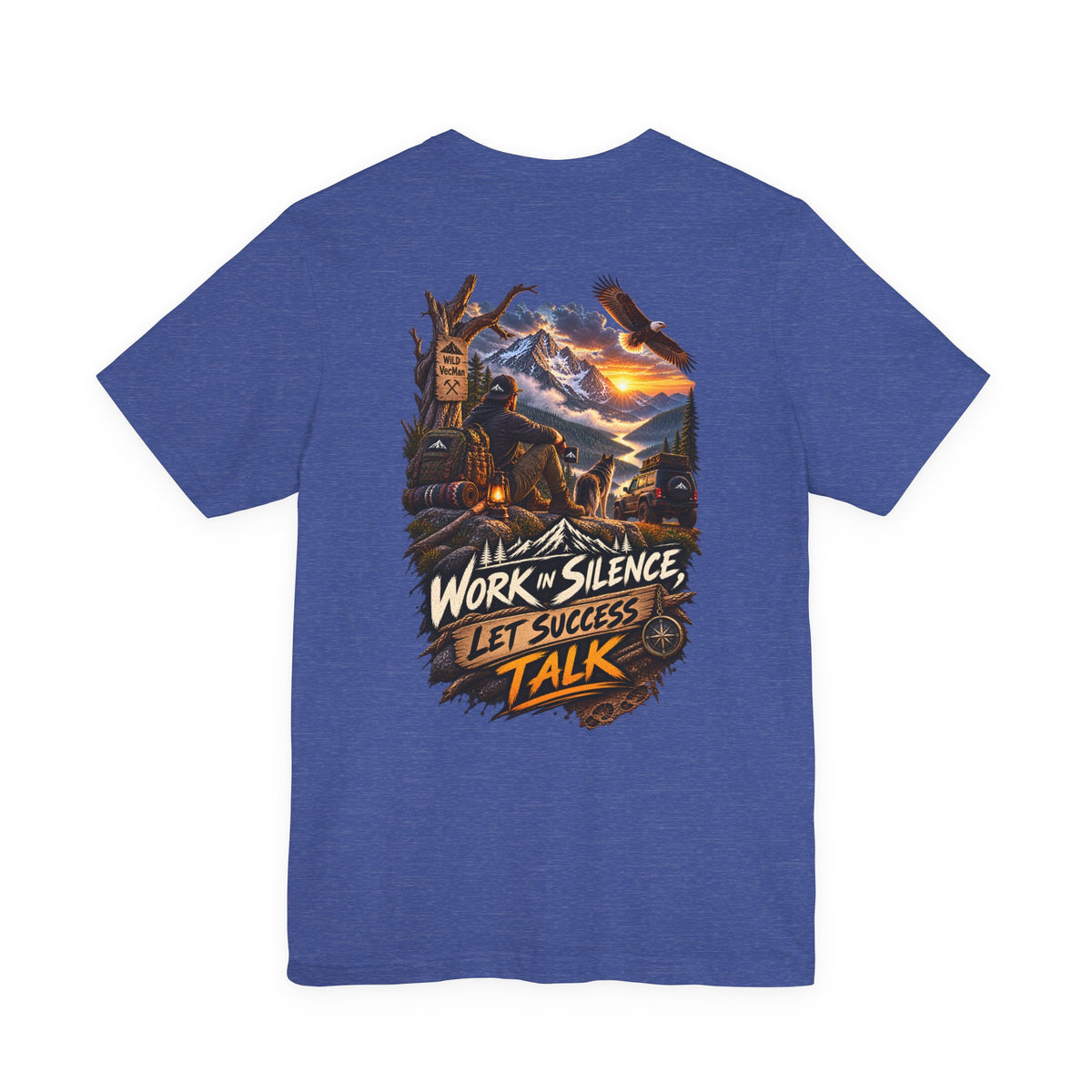 Work in Silence Let Success Talk Tee — Motivational Graphic T‑Shirt