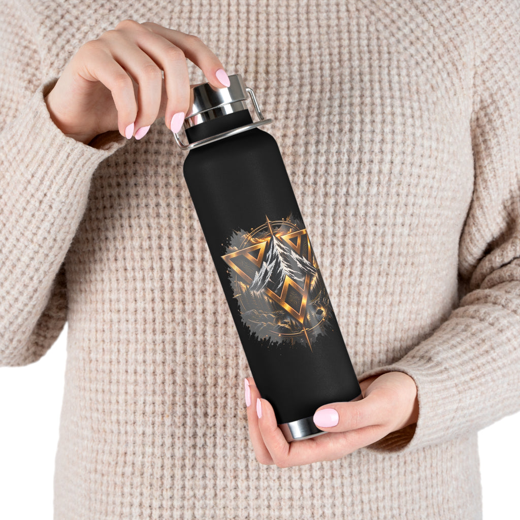 22oz Copper Vacuum Insulated Bottle — WilD VecMan Forest Design