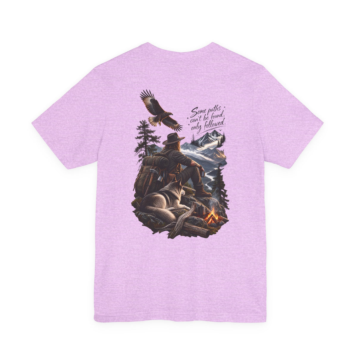 Adventure Campfire Tee — "Some paths I can’t be found, only followed"