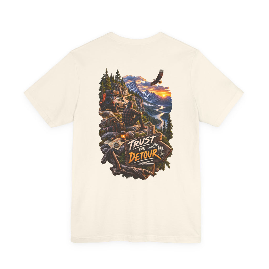 T-shirt Aventure « Trust the Detour »