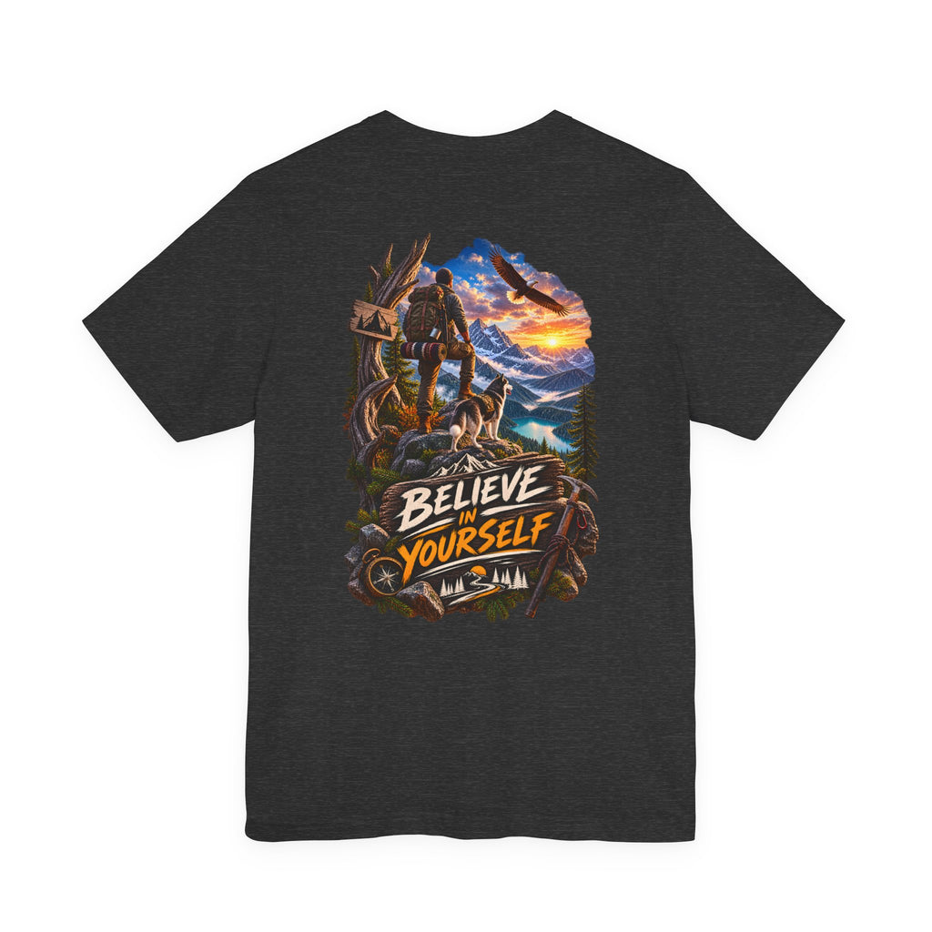 T-shirt Aventure en montagne « Crois en toi »