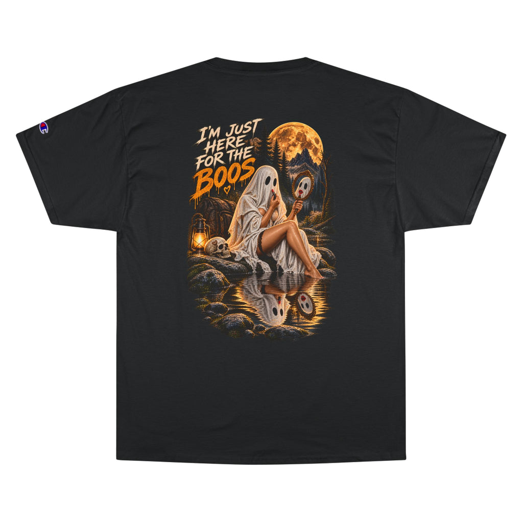 I'm Just Here for the Boos - WiLD Vecman Halloween T-Shirt