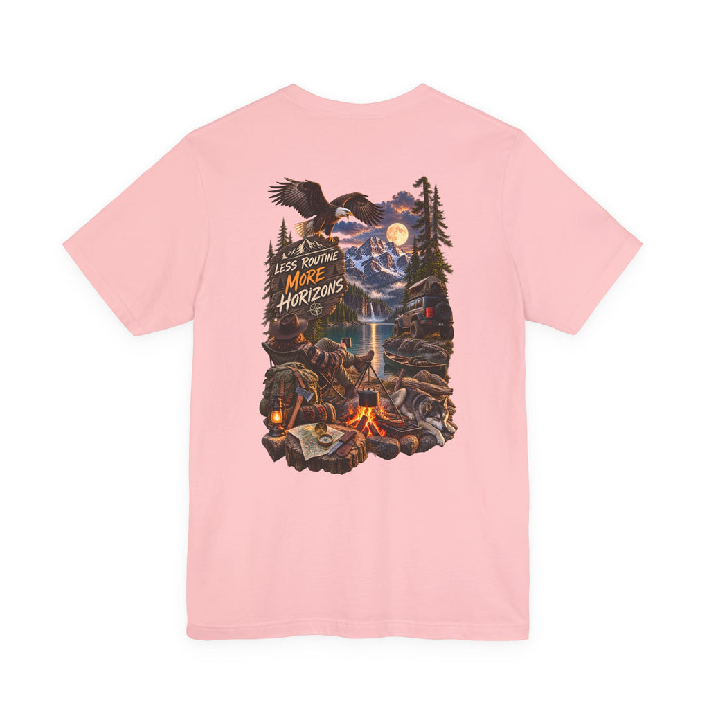 Moins de routine, plus d'horizons - T-shirt
