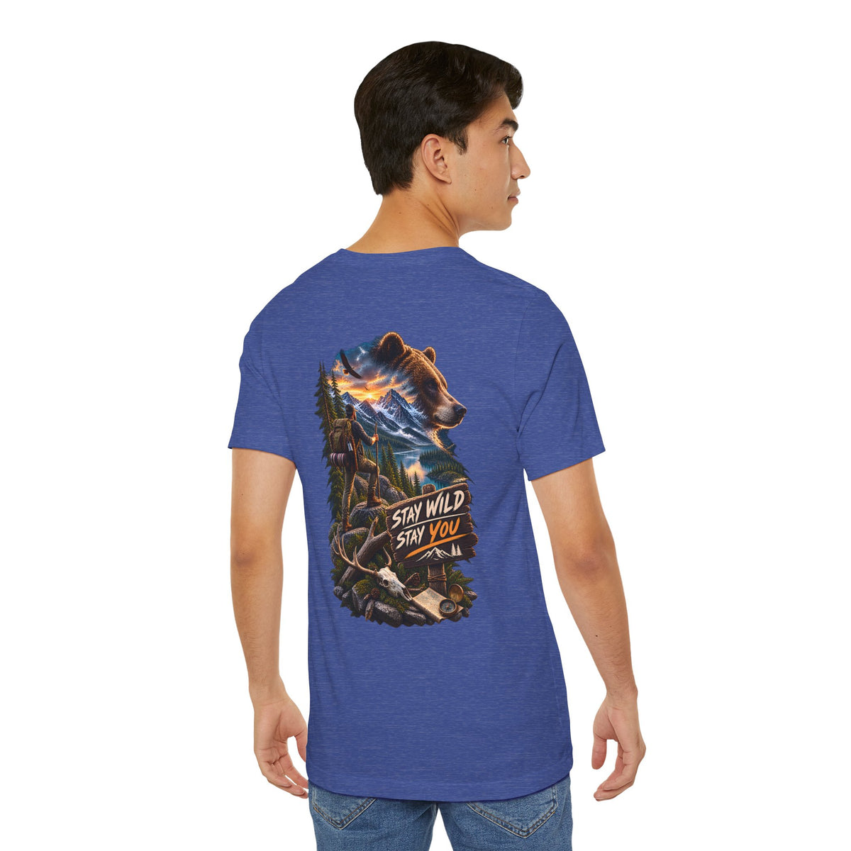 Stay Wild Stay You Bear Graphic Tee — Outdoor Adventure T-Shirt