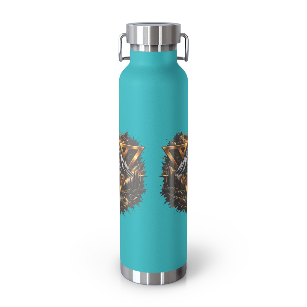 WiLD VecMan Copper Water Bottle, 22oz
