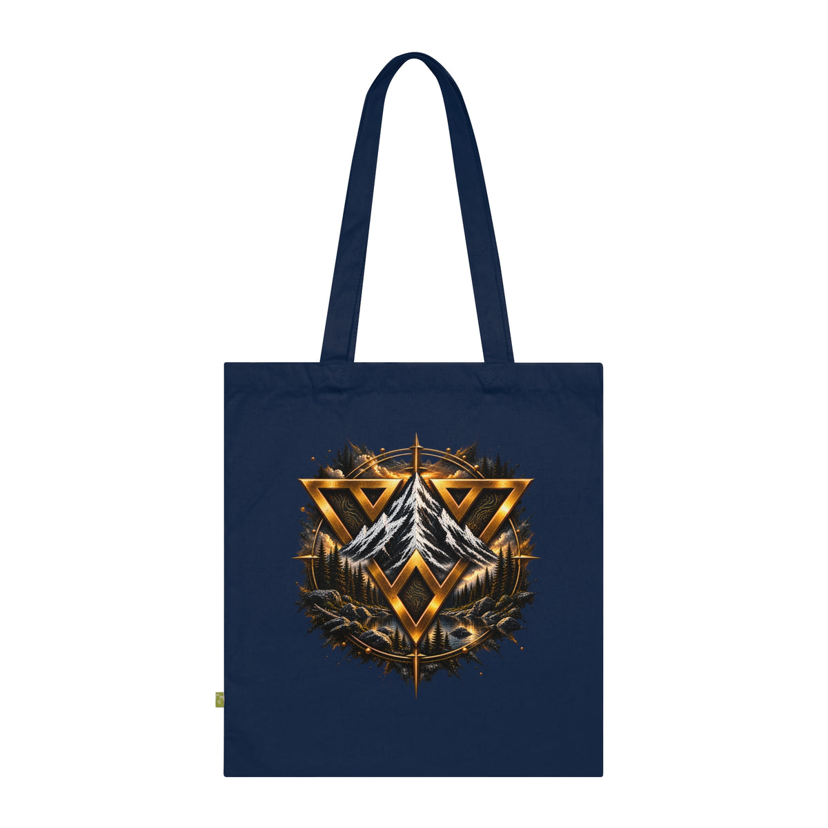 Tote Bag — WilD VecMan Viking Triangle Emblem Organic Cotton Tote