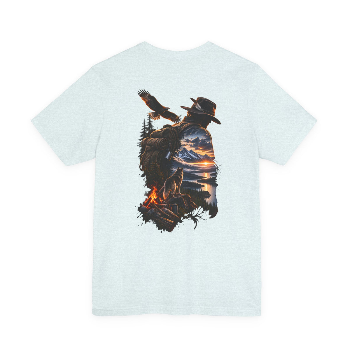 Western Sunset Cowboy T‑Shirt — Scenic Cowboy Silhouette Tee