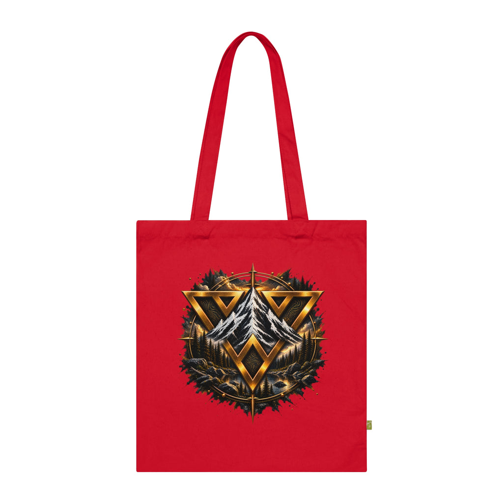 Tote Bag — WilD VecMan Viking Triangle Emblem Organic Cotton Tote