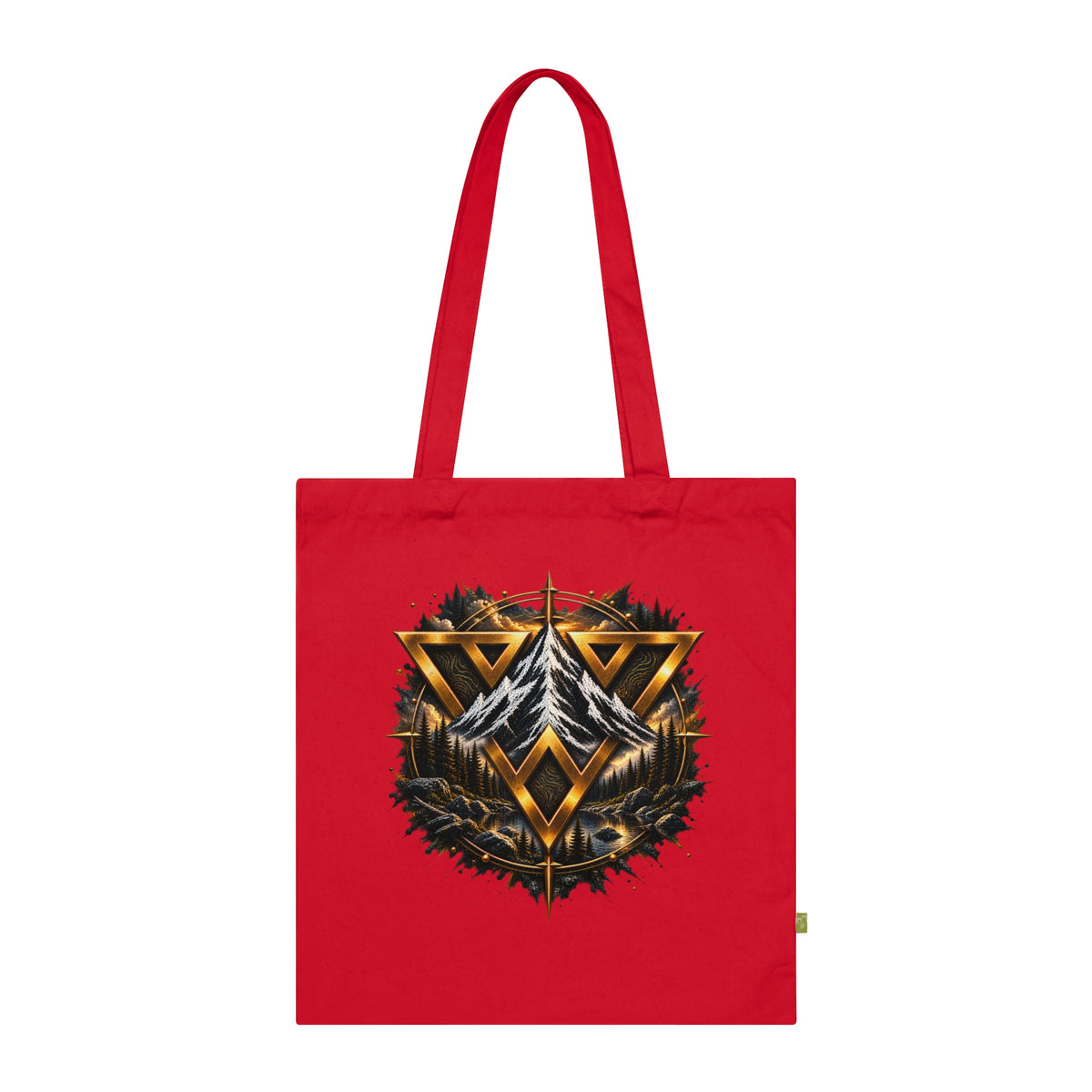 Tote Bag — WilD VecMan Viking Triangle Emblem Organic Cotton Tote