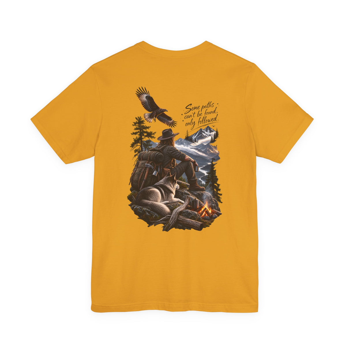 Adventure Campfire Tee — "Some paths I can’t be found, only followed"
