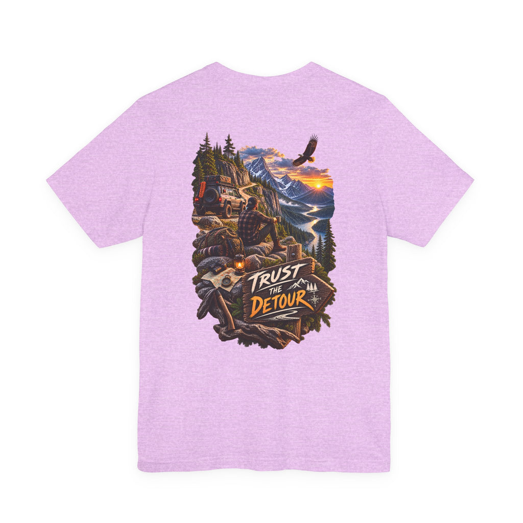 T-shirt Aventure « Trust the Detour »