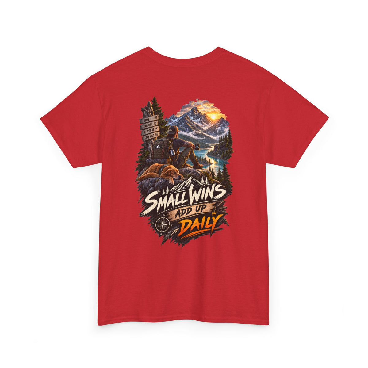 Small Wins Add Up Daily - Front & Back Print