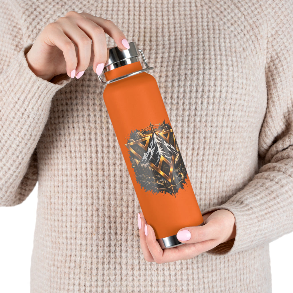 22oz Copper Vacuum Insulated Bottle — WilD VecMan Forest Design