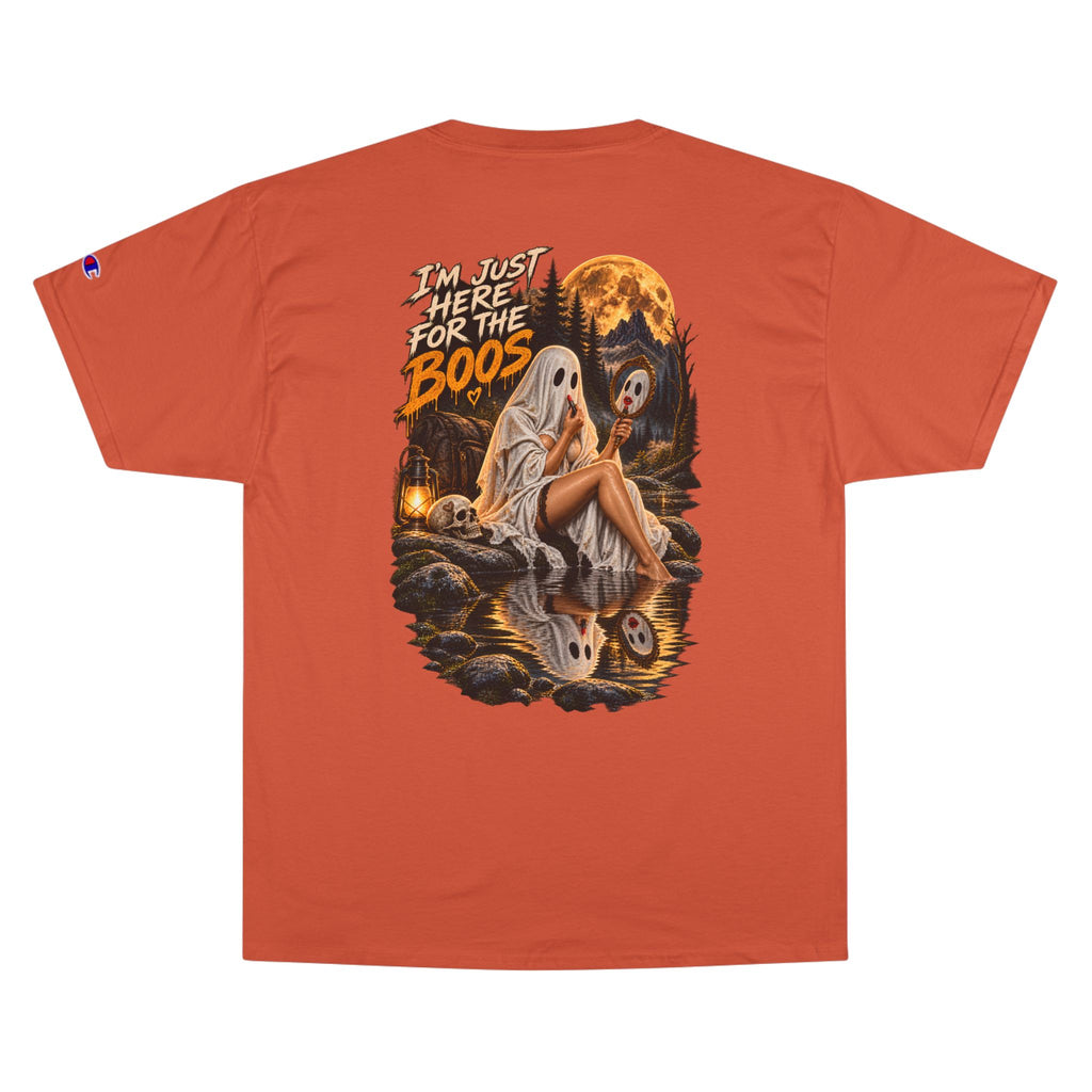 I'm Just Here for the Boos - WiLD Vecman Halloween T-Shirt