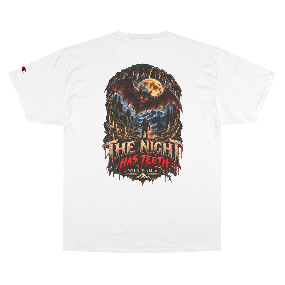 The Night Has Teeth - WiLD Vecman Halloween T-Shirt